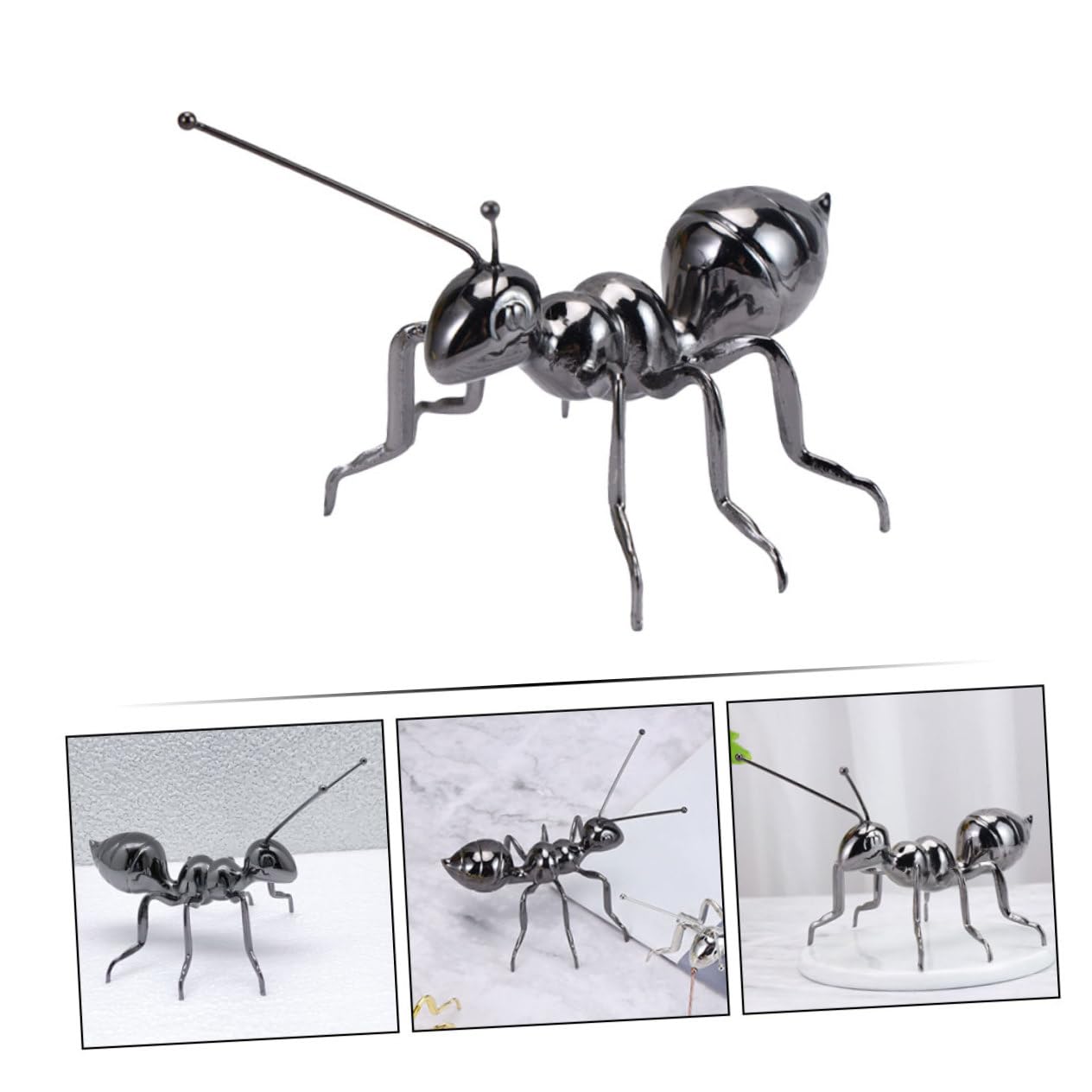 Amazon｜MARMERDO 金属アリの彫刻 アリの動物コレクション アリの飾り